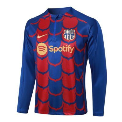 Alternative view of Barca Training Suit 2024 2025 Blue Red