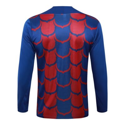 Barca Training Suit 2024 2025 Blue Red - Image 3