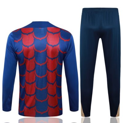 Barca Training Suit 2024 2025 Blue Red - Image 4