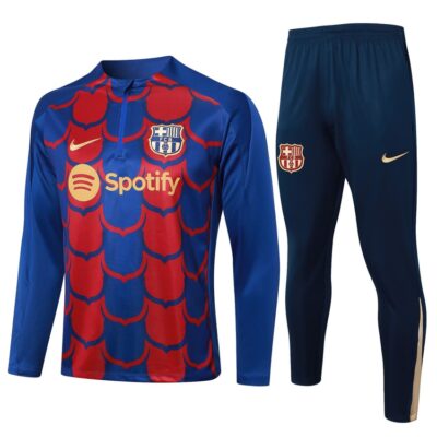 Barca Training Suit 2024 2025 Blue Red