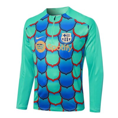 Alternative view of Barca Training Suit 2024 2025 Green Blue