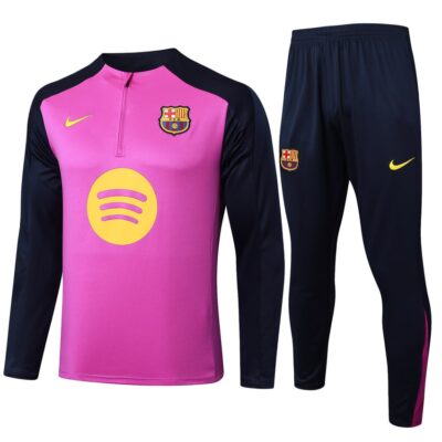 Barca Training Suit 2024 2025 Light Pink