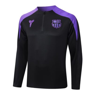 Alternative view of Barca Training Suit 2025 2026 Black Purple