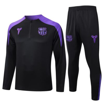 Barca Training Suit 2025 2026 Black Purple
