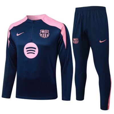 Barca Training Suit 2025 2026 Blue Pink