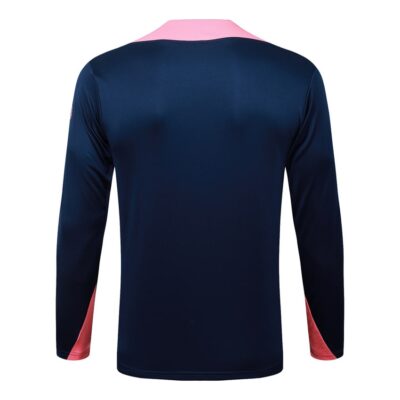 Barca Training Suit 2025 2026 Blue Pink Pattern - Image 3