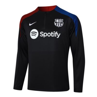 Alternative view of Barca Training Tracksuit 2024 2025 Black