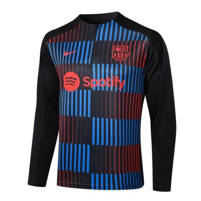 Alternative view of Barca Training Tracksuit 2024 2025 Black Blue