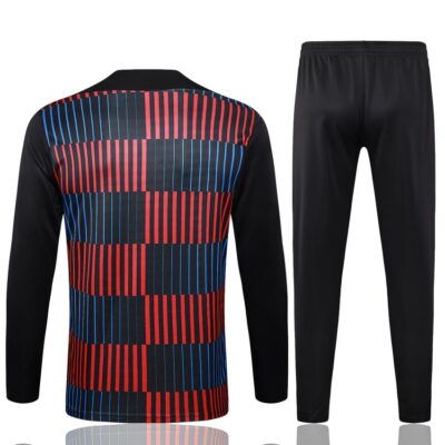 Barca Training Tracksuit 2024 2025 Black Blue - Image 4