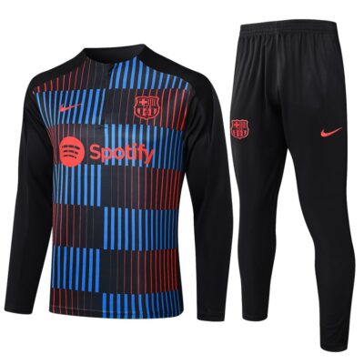 Barca Training Tracksuit 2024 2025 Black Blue