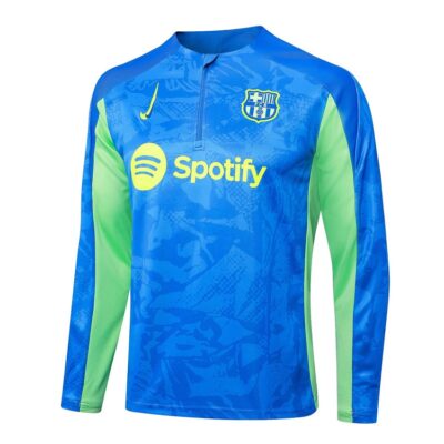 Alternative view of Barca Training Tracksuit 2024 2025 Blue Green