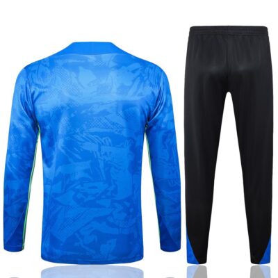 Barca Training Tracksuit 2024 2025 Blue Green - Image 4