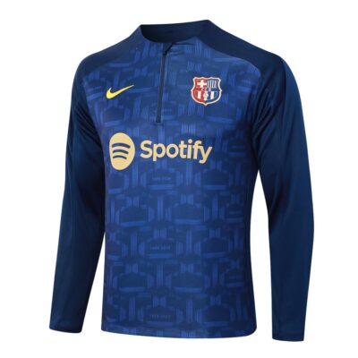 Alternative view of Barca Training Tracksuit 2024 2025 Dark Blue