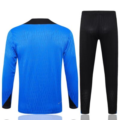 Barca Training Tracksuit 2024 2025 Light Blue - Image 4