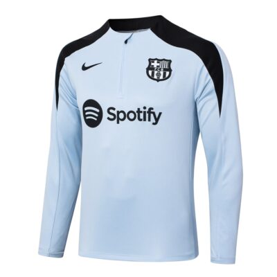 Alternative view of Barca Training Tracksuit 2024 2025 Sky Blue