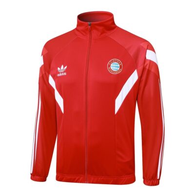 Alternative view of Bayern Munich Tracksuit Jacket 2024 2025 Dark Red