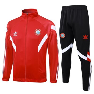 Bayern Munich Tracksuit Jacket 2024 2025 Dark Red