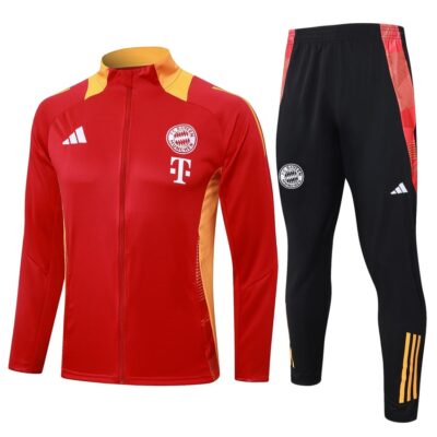 Bayern Munich Tracksuit Jacket 2024 2025 Light Red