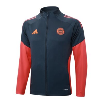 Alternative view of Bayern Munich Tracksuit Jacket 2025 2026 Black Red