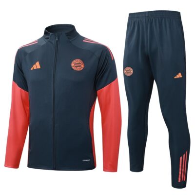 Bayern Munich Tracksuit Jacket 2025 2026 Black Red