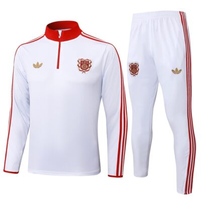 Bayern Munich Training Suit 2024 2025 White Red