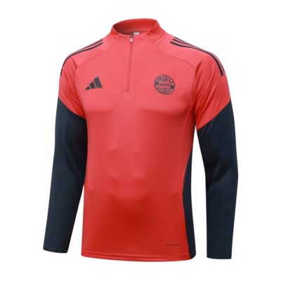 Alternative view of Bayern Munich Training Suit 2025 2026 Red Black