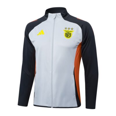 Alternative view of Benfica Tracksuit Jacket 2024 2025 White Black