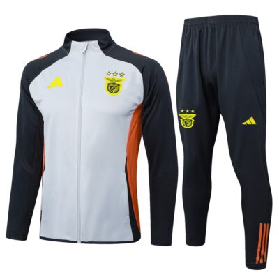 Benfica Tracksuit Jacket 2024 2025 White Black