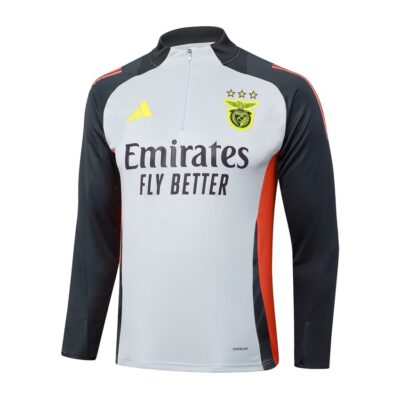 Alternative view of Benfica Training Tracksuit 2024 2025 White Black