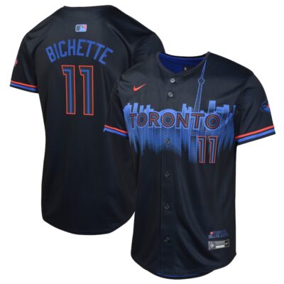 Bo Bichette Toronto Blue Jays Youth 2024 City Connect Limited Player Jersey - Navy