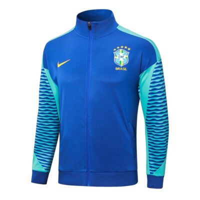 Alternative view of Brazil Tracksuit Jacket 2024 2025 Bright Blue