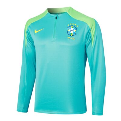 Alternative view of Brazil Training Tracksuit 2024 2025 Green
