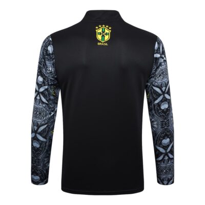 Brazil Training Tracksuit 2024 2025 Grey Pattern - Image 3