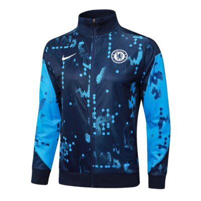 Alternative view of Chelsea Tracksuit Jacket 2024 2025 Blue Pattern