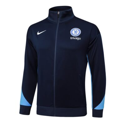 Alternative view of Chelsea Tracksuit Jacket 2024 2025 Dark Blue
