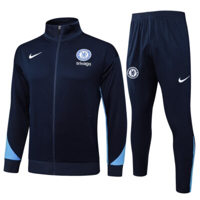 Chelsea Tracksuit Jacket 2024 2025 Dark Blue