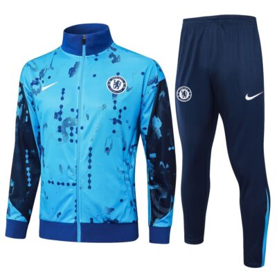 Chelsea Tracksuit Jacket 2024 2025 Sky Blue