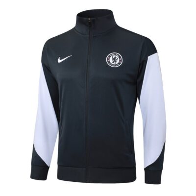 Alternative view of Chelsea Tracksuit Jacket 2025 2026 Black White