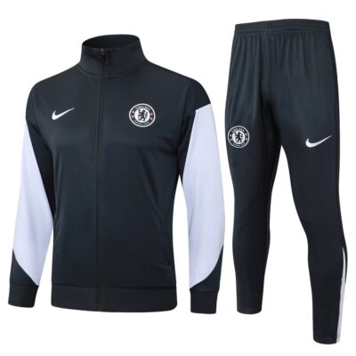 Chelsea Tracksuit Jacket 2025 2026 Black White