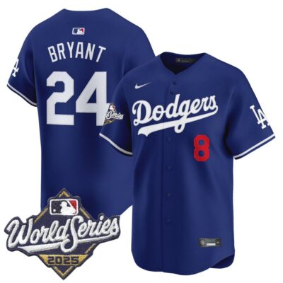 Dodgers 2025 World Series Vapor Premier Limited Jersey - Royal Kobe Bryant