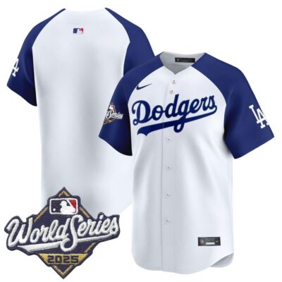 Dodgers 2025 World Series Vapor Premier Limited Jersey - White Alternate Team