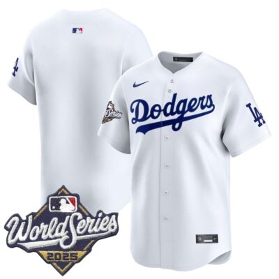 Dodgers 2025 World Series Vapor Premier Limited Jersey - White Team