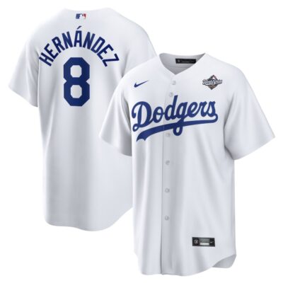 Enrique Hernandez Los Angeles Dodgers 2025 World Series Home Replica Player Jersey - White