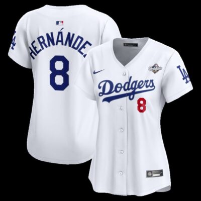 Enrique Hernandez Los Angeles Dodgers Women's 2025 World Series Home Limited Jersey - White