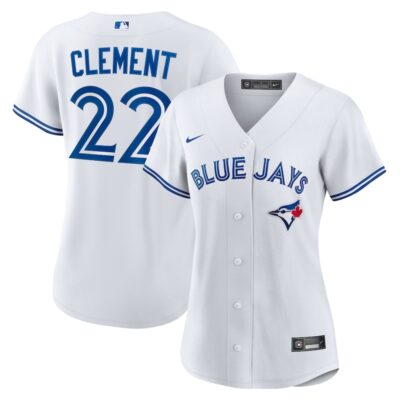 Ernie Clement Toronto Blue Jays Women's Home Replica Jersey - White