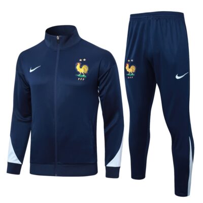 French Team Tracksuit Jacket 2024 2025 Blue