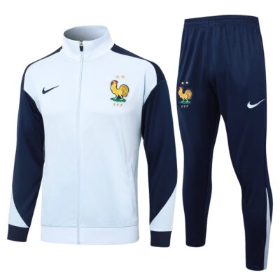 French Team Tracksuit Jacket 2024 2025 White