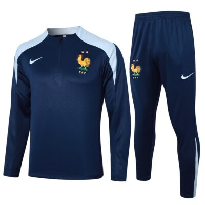 French Team Training Tracksuit 2024 2025 Blue