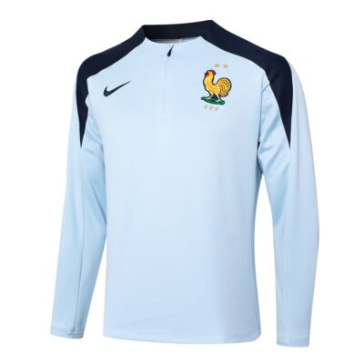 Alternative view of French Team Training Tracksuit 2024 2025 White
