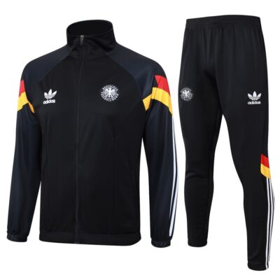 Germany Tracksuit Jacket 2024 2025 Dark Black